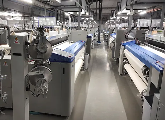 High-Speed Air-Jet Loom Weaving Floor