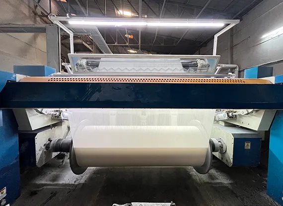 Toyota JAT810 air-jet loom weaving floor at FabFashion Ichalkaranji facility